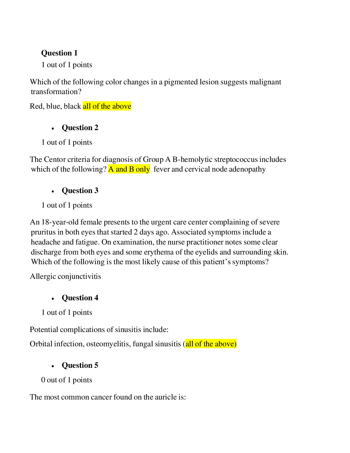 Preview image for NURS 6531N WEEK 2 QUIZ 1 (Download to Score A)